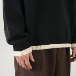 SON OF THE CHEESE / Line Polo Knit