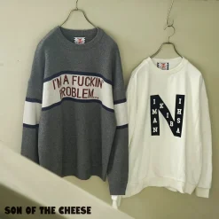 SON OF THE CHEESE / NAMIKIBASHI Crew Neck Sweatshirt