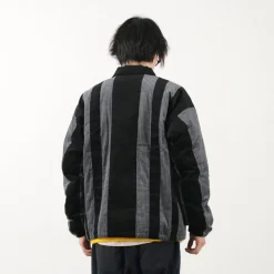 SON OF THE CHEESE / Striped Corduroy Jacket