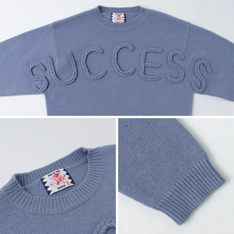 SON OF THE CHEESE / Success Crew Neck Sweater