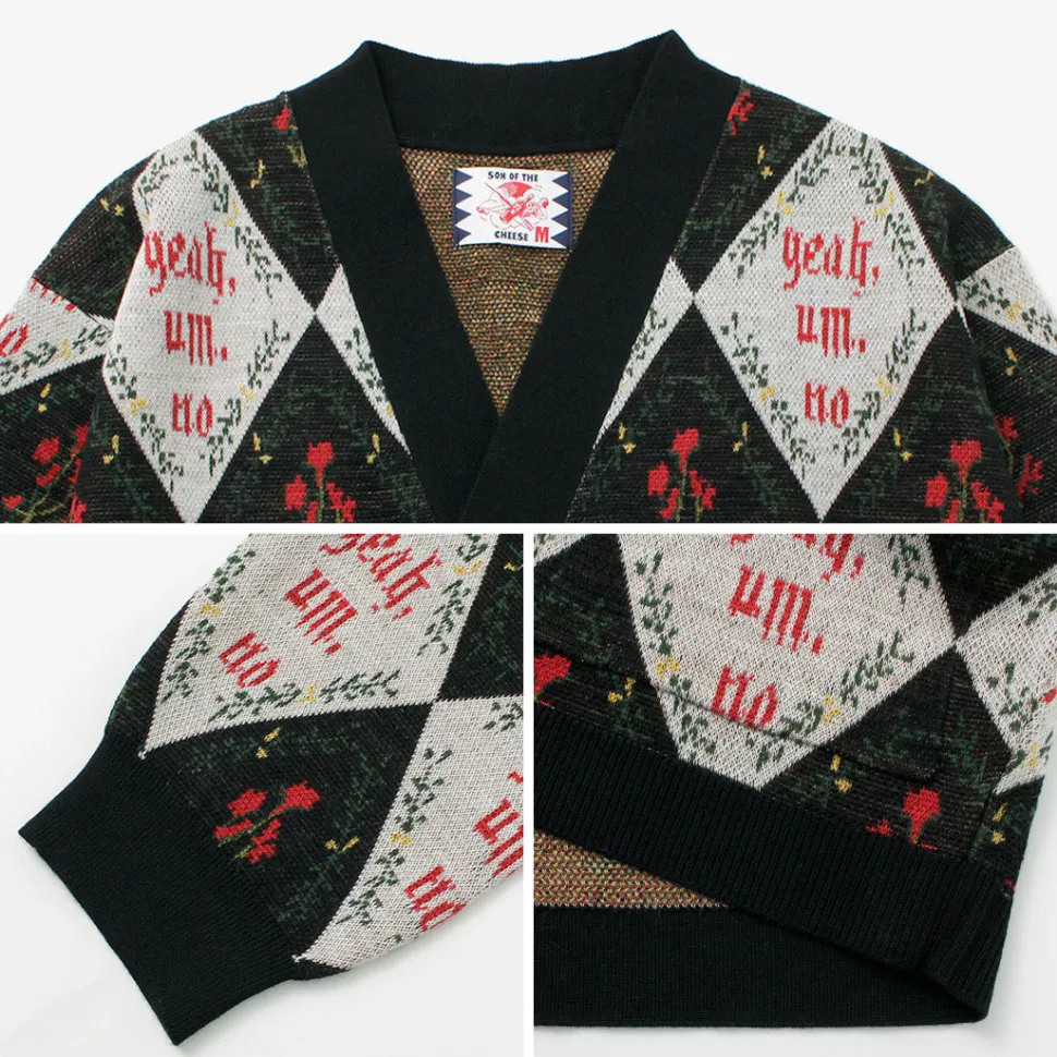 SON OF THE CHEESE / Yeah um no knit cardigan