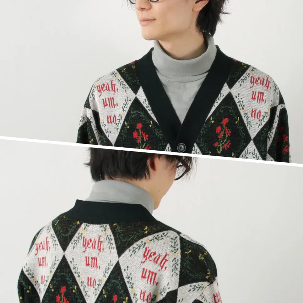 SON OF THE CHEESE / Yeah um no knit cardigan