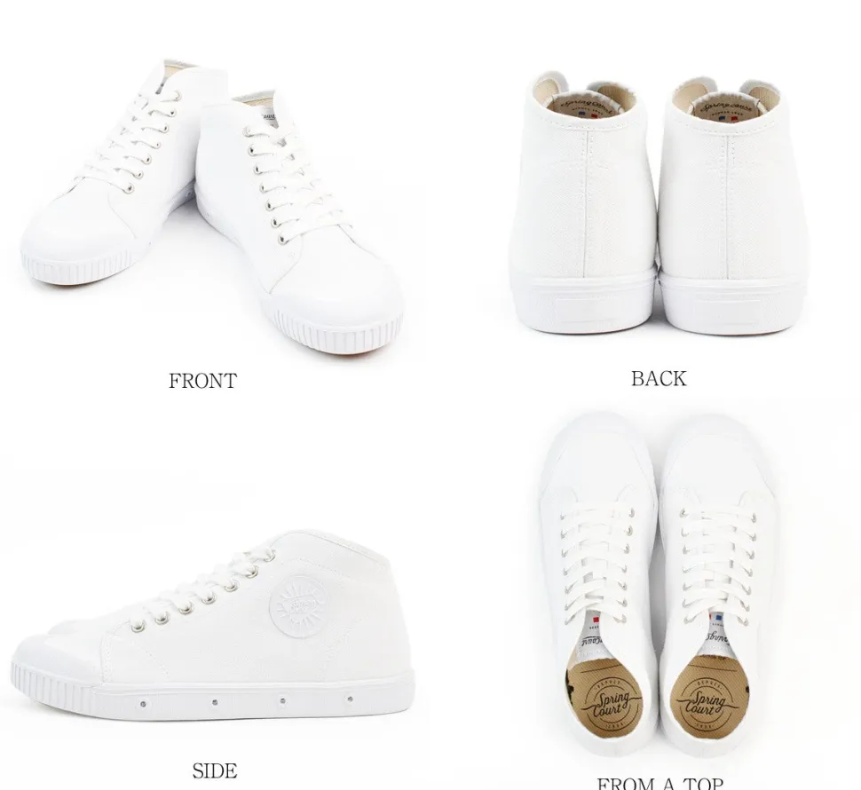 SPRING COURT / B2 Mid Cut Canvas Sneakers