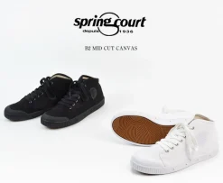 SPRING COURT / B2 Mid Cut Canvas Sneakers