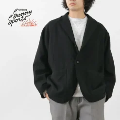 SUNNY SPORTS / Cut-off Notch Collar 2 Button Jacket