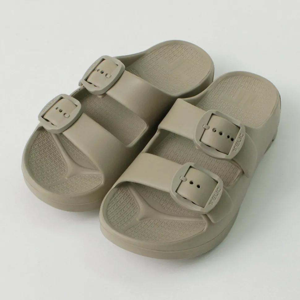 TELIC / Double Buckle 2 Recovery W Buckle Sandal