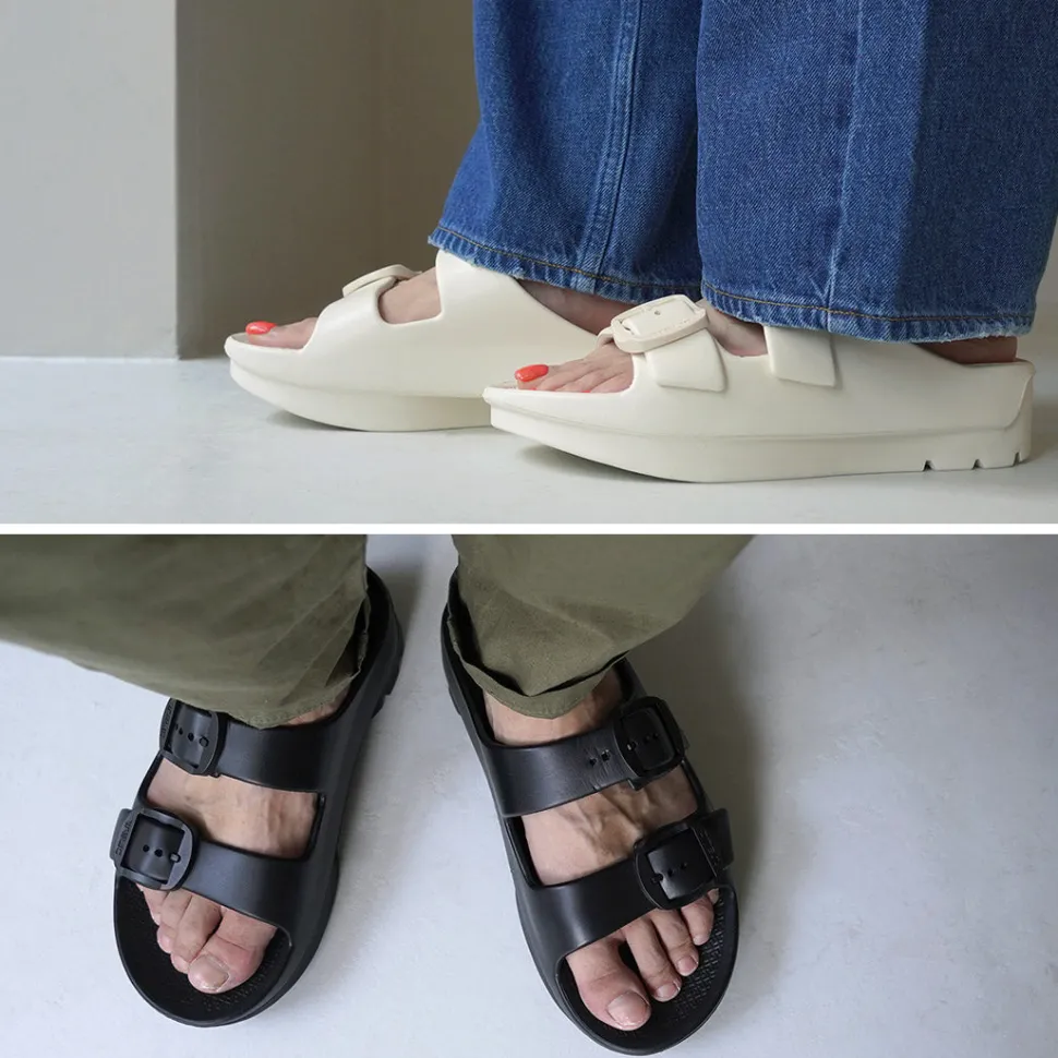 TELIC / Double Buckle 2 Recovery W Buckle Sandal