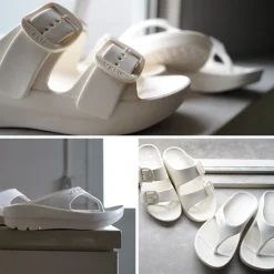 TELIC / Double Flip Flop Recovery Platform Sandals