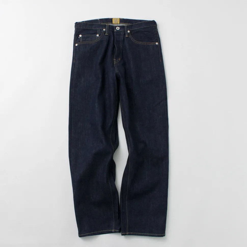 THE BLUEST OVERALLS / Big Silhouette Denim Pants