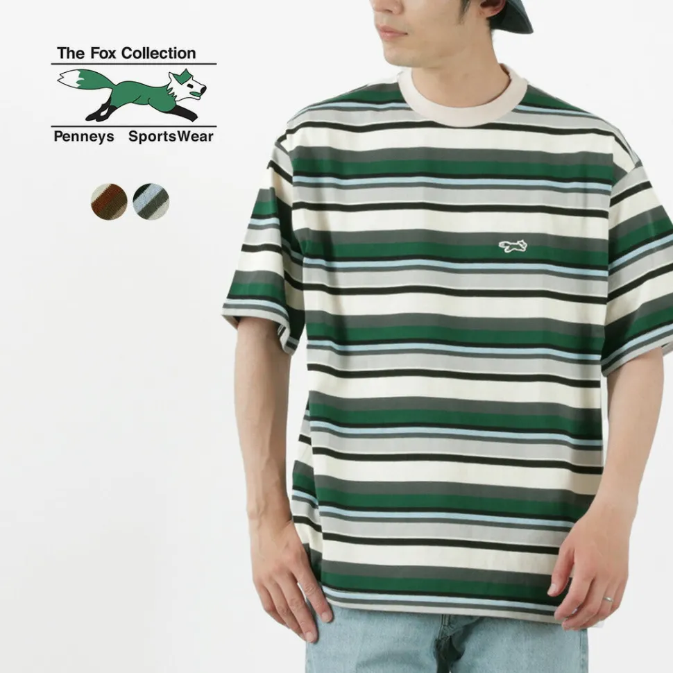 THE FOX / Fox Multi-stripe T-Shirt