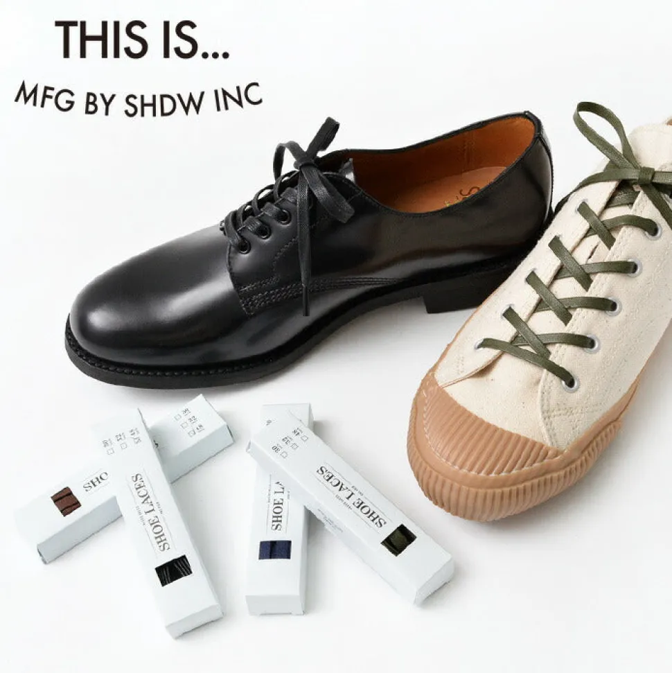 THIS IS... / Waxed Dress Flat Shoe Lace