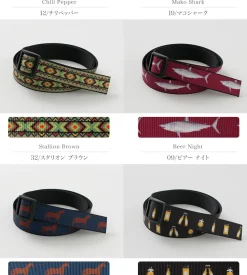 THOMAS BATES / Printed Slider Belt