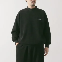 THOUSAND MILE / Knit Fleece Mock & Long Pants Setup