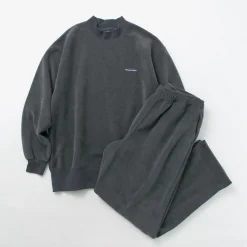 THOUSAND MILE / Knit Fleece Mock & Long Pants Setup