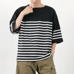 TIEASY / HDCS Big Katanuki Boat Neck T-Shirt