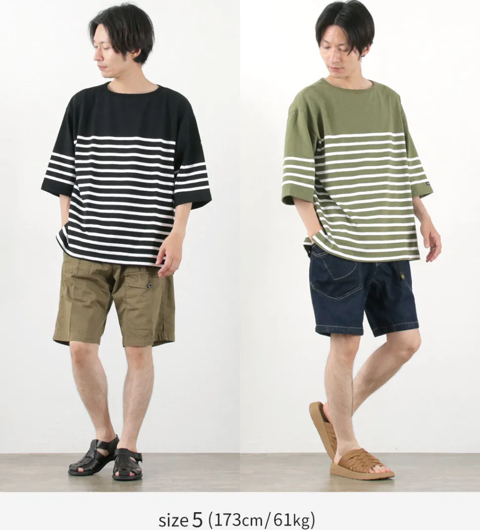 TIEASY / HDCS Big Katanuki Boat Neck T-Shirt