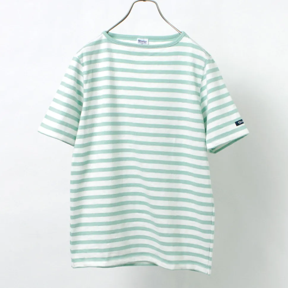 TIEASY / HDCS Boatneck Short Sleeve Striped Basque Shirt