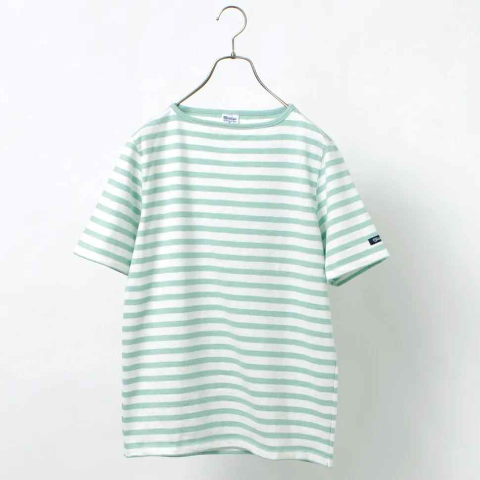 TIEASY / HDCS Boatneck Short Sleeve Striped Basque Shirt