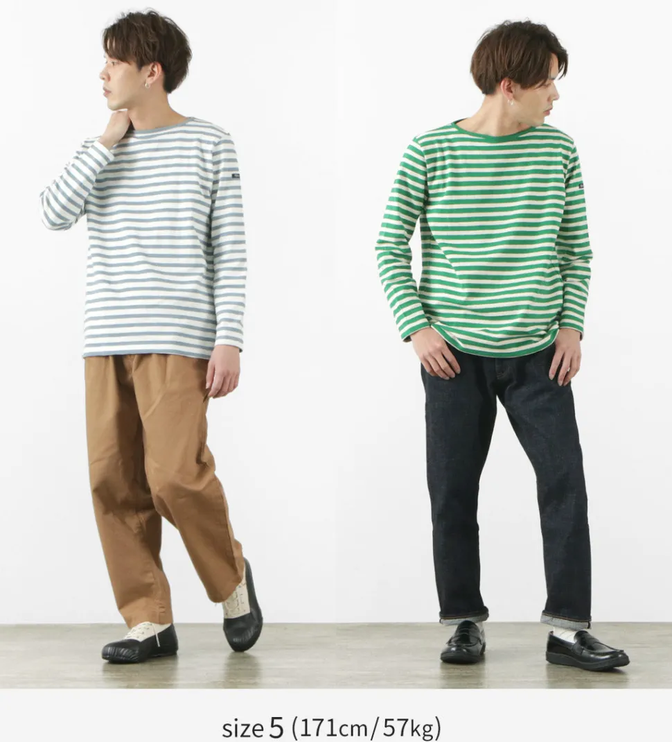 TIEASY / HDCS Boatneck Striped Basque Shirt