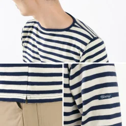 TIEASY / HDCS Boatneck Striped Basque Shirt