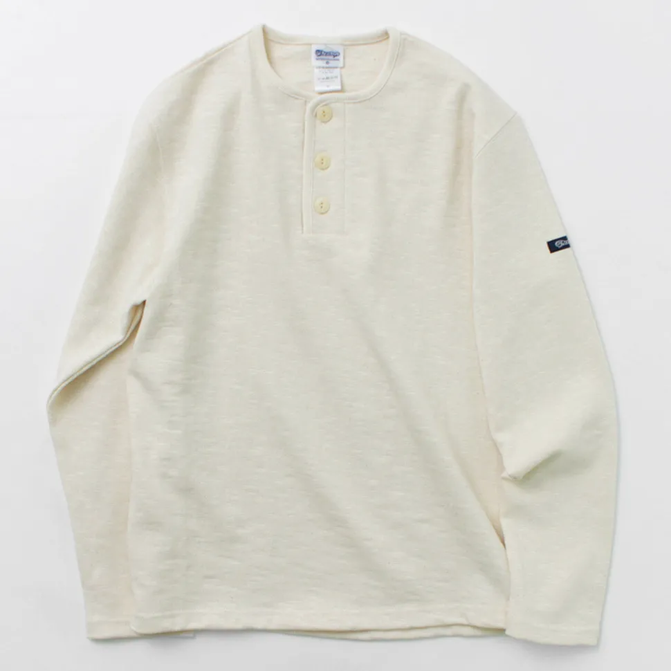 TIEASY / HDCS Henry neck long sleeve T-shirt