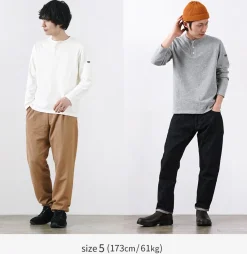 TIEASY / HDCS Henry neck long sleeve T-shirt