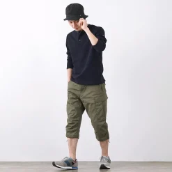 TIEASY / HDCS Henry neck long sleeve T-shirt