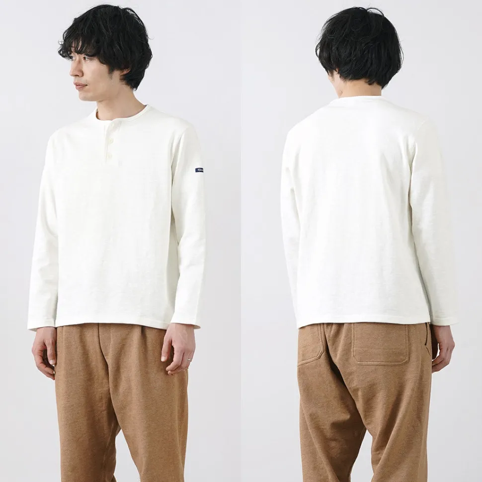 TIEASY / HDCS Henry neck long sleeve T-shirt