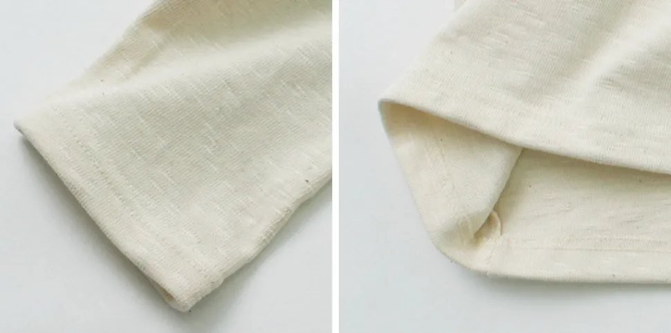 TIEASY / HDCS Henry neck long sleeve T-shirt