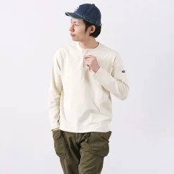 TIEASY / HDCS Henry neck long sleeve T-shirt