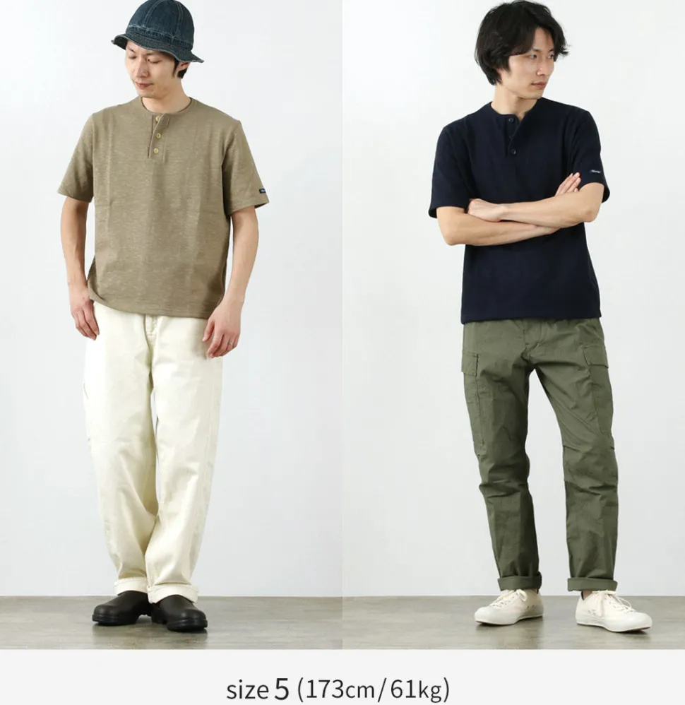 TIEASY / HDCS Henry Neck Short Sleeve T-Shirt