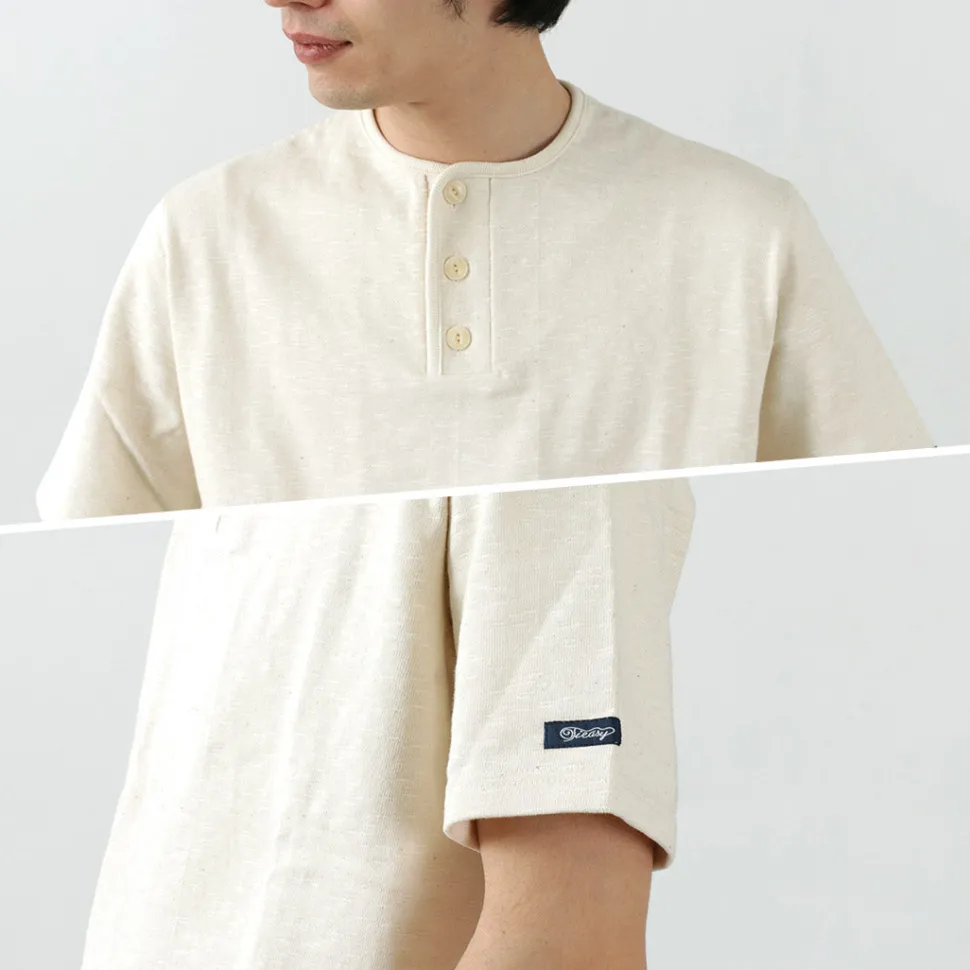 TIEASY / HDCS Henry Neck Short Sleeve T-Shirt