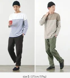 TIEASY / HDCS Katanuki striped basque shirt