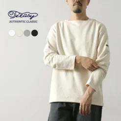 TIEASY / HDCS Sweatshirt Boat Neck Basque Shirt