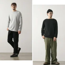 TIEASY / HDCS Sweatshirt Boat Neck Basque Shirt