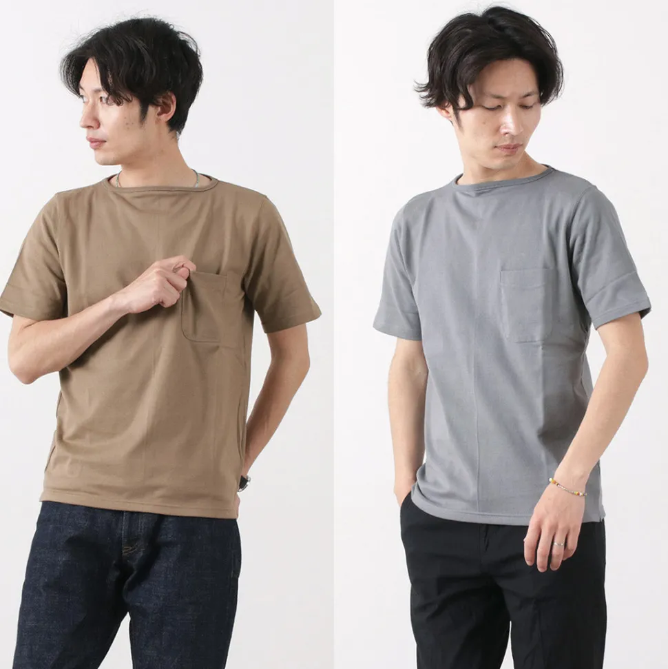 TIEASY / Summer Knit Pocket T-Shirt