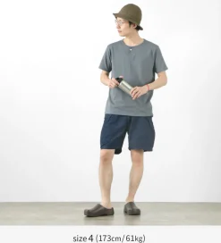 TIEASY / Summer Knits Henley Short Sleeve T-shirt