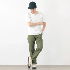 TIEASY / Summer Knits Henley Short Sleeve T-shirt