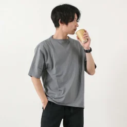 TIEASY / TE001SS HDCS Light Big Boat Neck T-Shirt