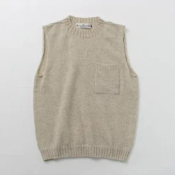 TOM SIMPSON / Crew Neck Pocket Knit Vest
