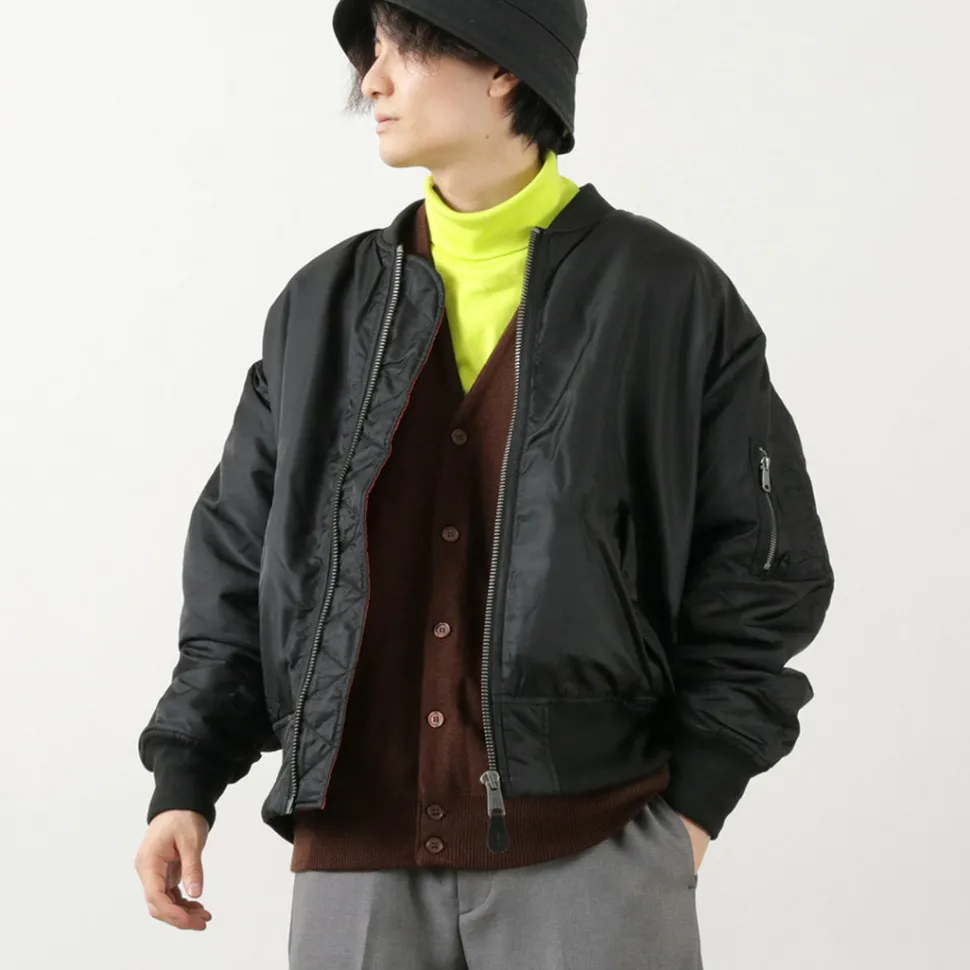 TOP KHAKI / MA-1 Nylon Flight Jacket