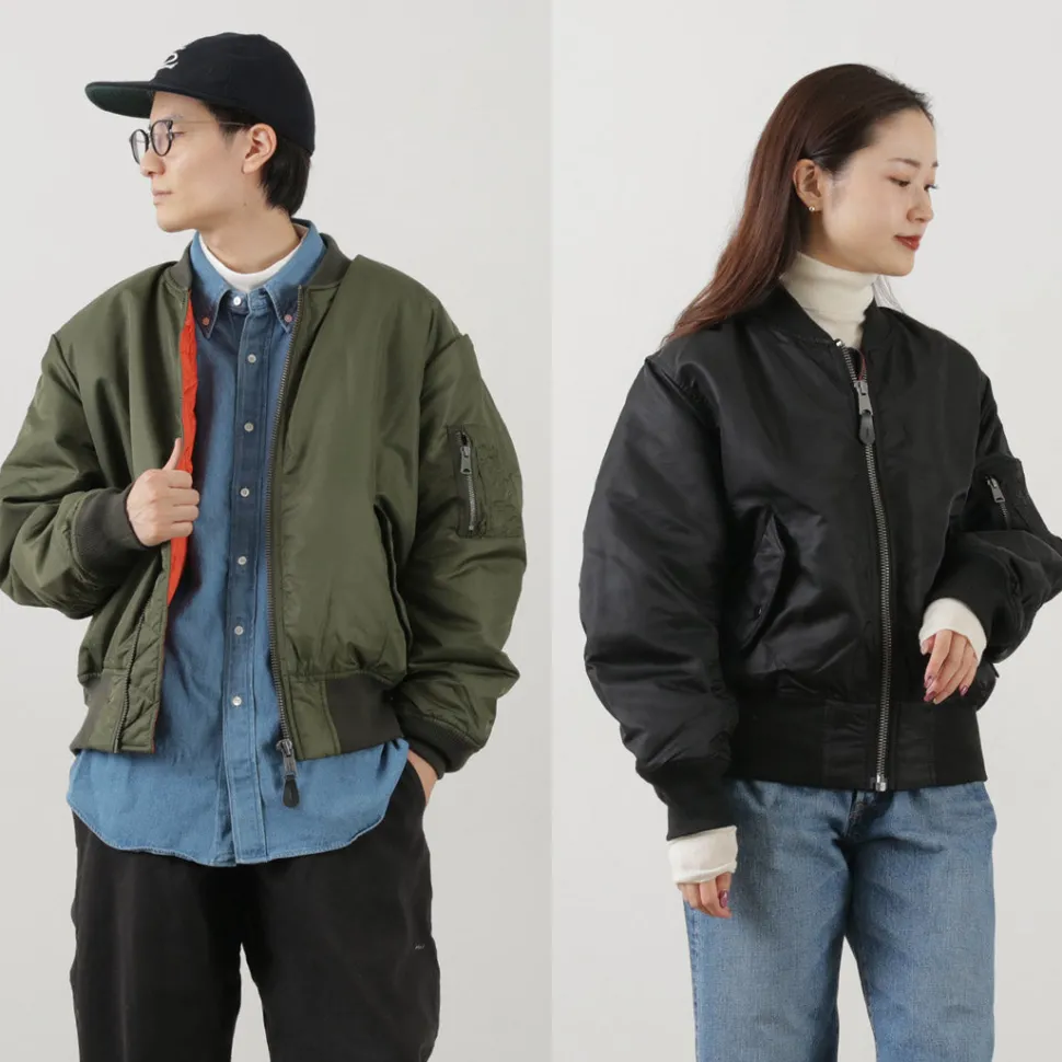 TOP KHAKI / MA-1 Nylon Flight Jacket
