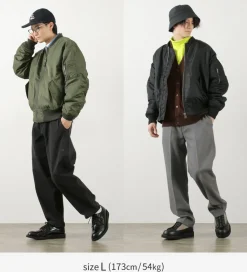 TOP KHAKI / MA-1 Nylon Flight Jacket