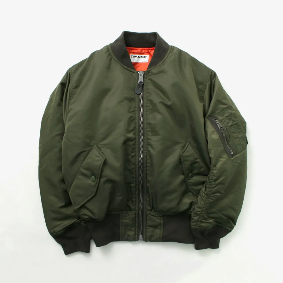 TOP KHAKI / MA-1 Nylon Flight Jacket