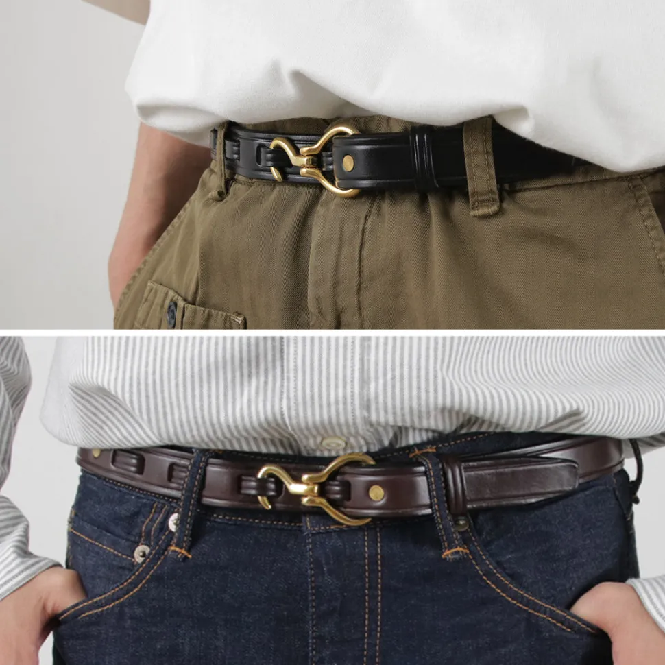 TORY LEATHER / 1-inch Bridle Leather Mini Hoof Pick Belt