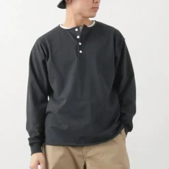 TOWN TOPIC / Ankle Henley L/S Tee