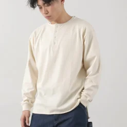 TOWN TOPIC / Ankle Henley L/S Tee