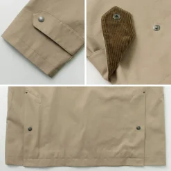 TRADITIONAL WEATHERWEAR / High Density Fabric Corduroy Collar Coat