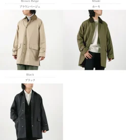 TRADITIONAL WEATHERWEAR / High Density Fabric Corduroy Collar Coat