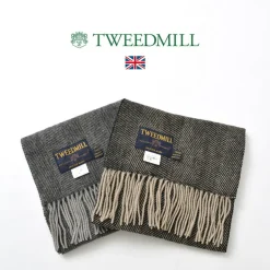TWEED MILL / Lamb Wool Scarf Herringbone